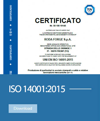 ISO 14001:2015 rodaforge